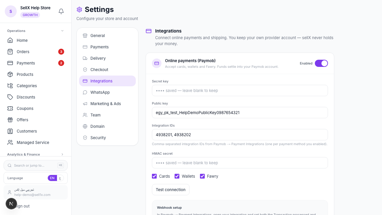 Accept Card & Wallet Payments Online with Paymob — Get Paid Before You Ship